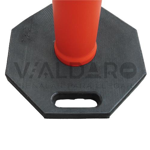 Poste Alineador Base de Hule